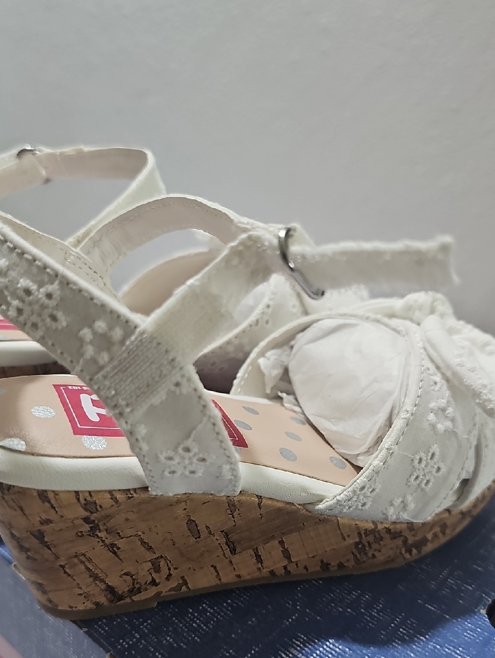 Pop Little & Big Friendly Wedge Girls Sandals. Size 11  (602) - Picture 9 of 12